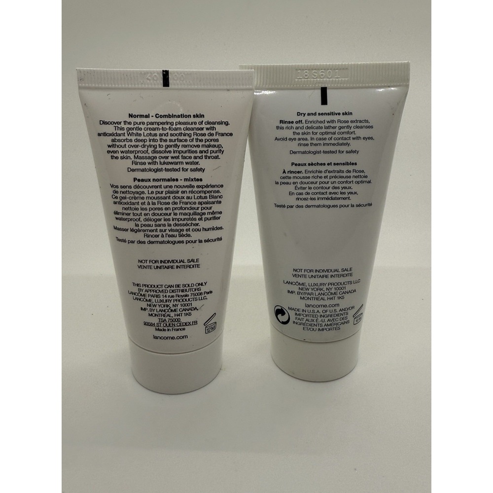 Lancome Creme Mousse Confort Comforting Cleanser & Crème Radiance 1.7FLOz 50mL e - Picture 2 of 11